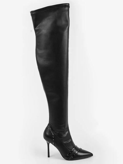 Karl Lagerfeld kozaki SARABANDE damskie kolor czarny na szpilce KL30987 - zdjęcie produktu nr 1