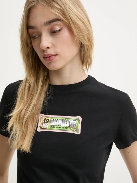 Moschino Jeans t-shirt bawełniany