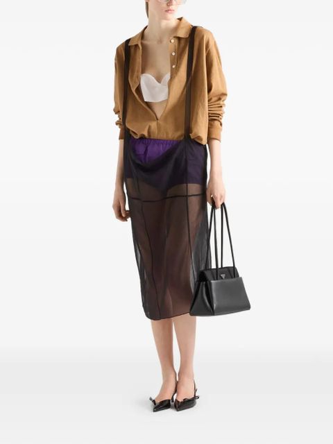 Prada poplin shorts - Purple - zdjęcie produktu nr 2