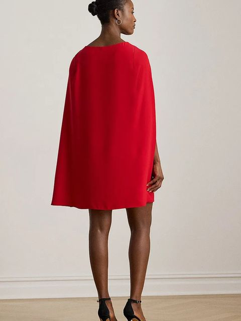 Lauren Ralph Lauren sukienka kolor czerwony mini dopasowana 253980921 - zdjęcie produktu nr 2