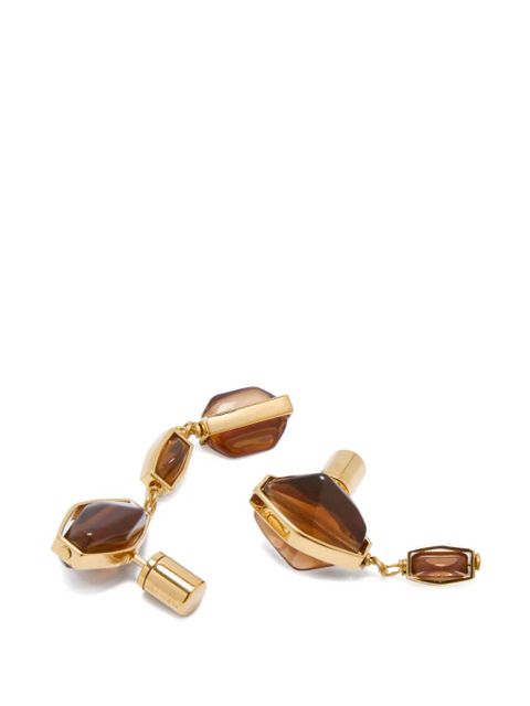Jil Sander drop earrings - Gold - zdjęcie produktu nr 2