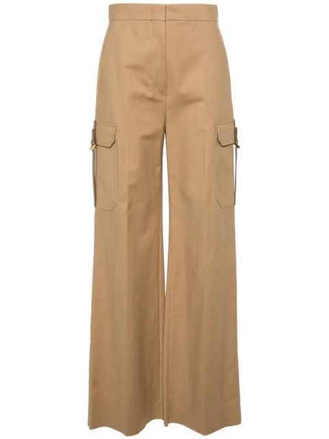 Max Mara Edda high-waisted cargo trousers - Neutrals - zdjęcie produktu nr 1