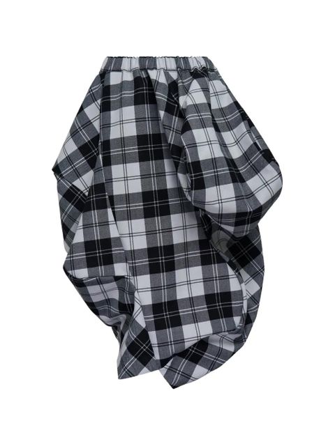 Comme Des Garçons checked skirt - Black - zdjęcie produktu nr 1