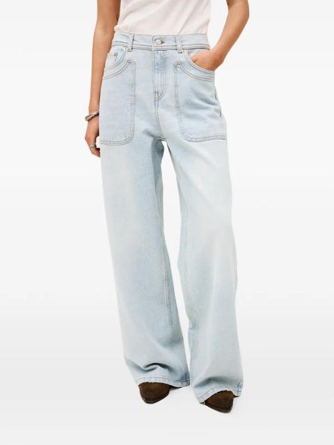 Ba&Sh Zoel wide-leg jeans - Blue