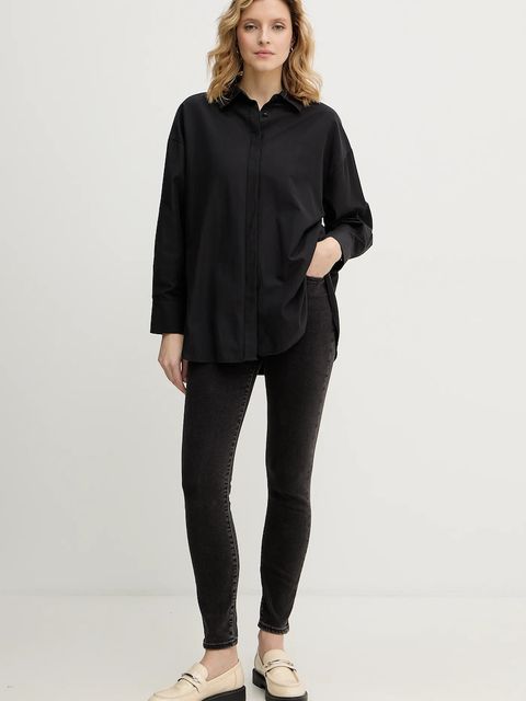 Calvin Klein Jeans jeansy damskie kolor czarny LV047E632G - zdjęcie produktu nr 2