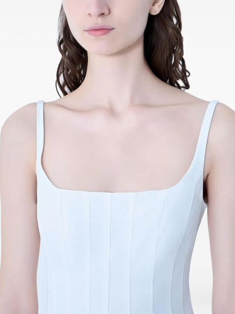 Jacquemus Agave pleated sleeveless dress - Neutrals