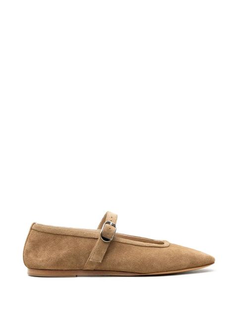 Le Monde Beryl buckle-strap ballet flats - Neutrals - zdjęcie produktu nr 1