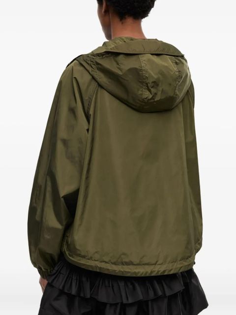 GANNI hooded jacket - Green