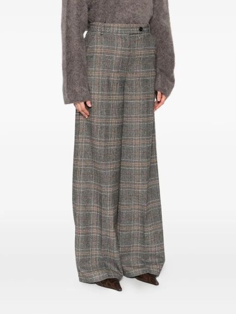 PINKO plaid trousers - Grey