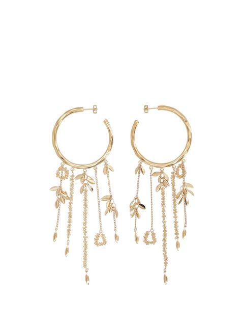 ISABEL MARANT floral hoop earrings - Gold - zdjęcie produktu nr 1