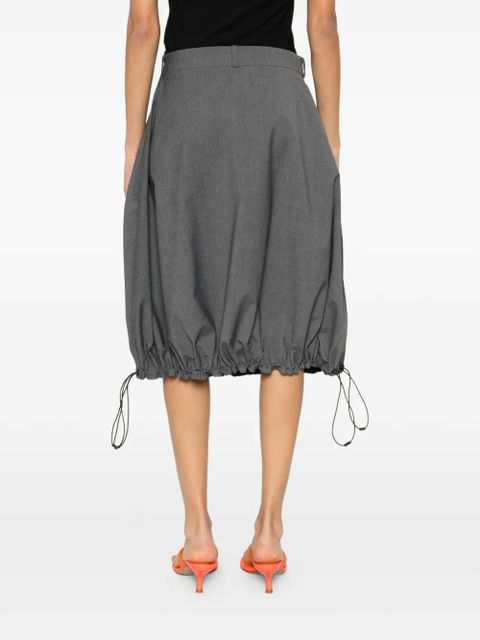 Coperni balloon-shape midi skirt - Grey