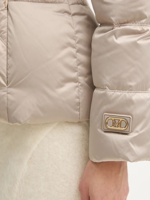 Marciano by Guess kurtka puchowa ELLY kolor beżowy zimowa 5BGL37 7374A