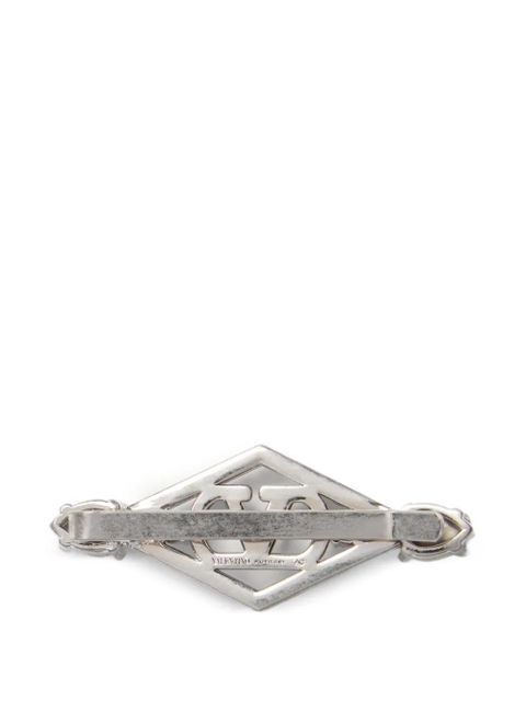 Valentino Garavani Rêve Radieux hairclip in metal and Swarovski® crystals - Silver - zdjęcie produktu nr 2