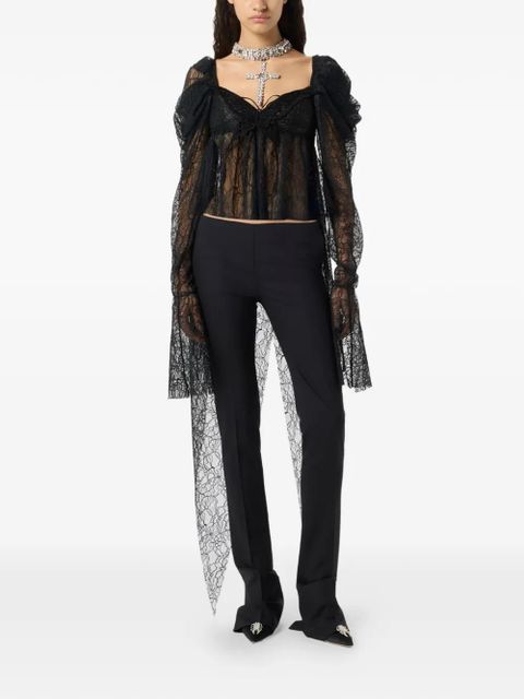 Blumarine lace blouse - Black - zdjęcie produktu nr 2