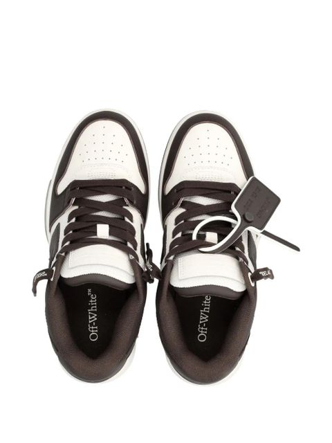 Off-White Our Of Office arrow-logo leather sneakers - Brown - zdjęcie produktu nr 2