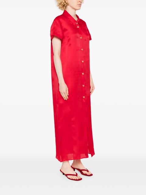 KHAITE Effy maxi dress - Red
