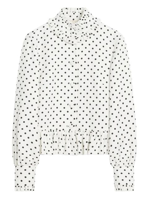 Valentino Garavani polka dot-print jacket - White - zdjęcie produktu nr 1