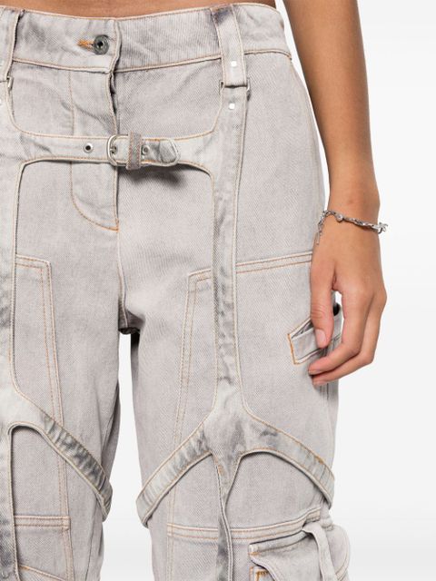 Off-White Laundry tapered cargo pants - Purple