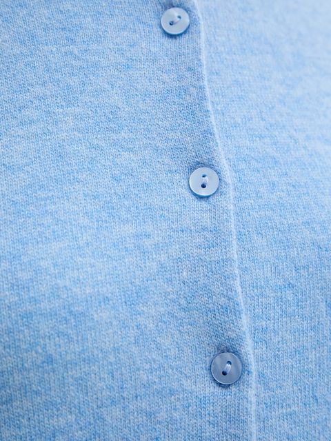 United Colors of Benetton kardigan wełniany kolor niebieski lekki