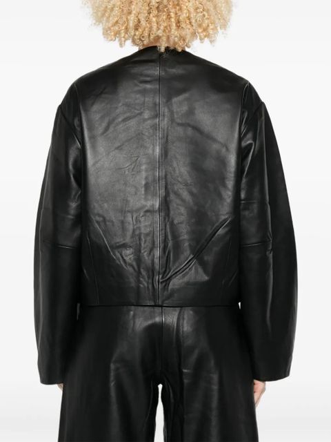 St. Agni leather jacket - Black - zdjęcie produktu nr 2