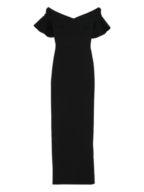 Solace London Cielo off-shoulder maxi dress - Black - zdjęcie produktu nr 1