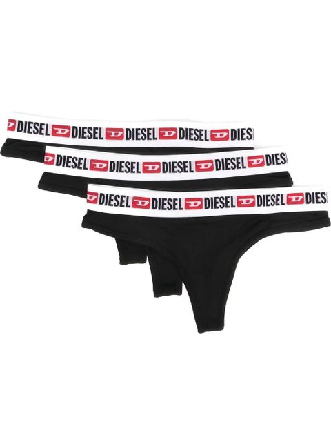 Diesel Ufst-Stars thongs (pack of three) - Black - zdjęcie produktu nr 1