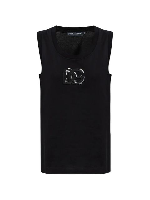 Dolce & Gabbana logo-embellished top - Black - zdjęcie produktu nr 1