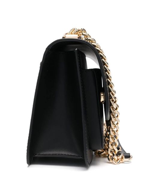 Michael Kors Heather logo-plaque shoulder bag - Black