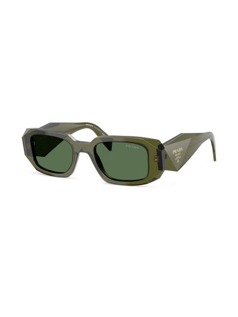 Prada Eyewear rectangle-frame sunglasses - Green - zdjęcie produktu nr 2
