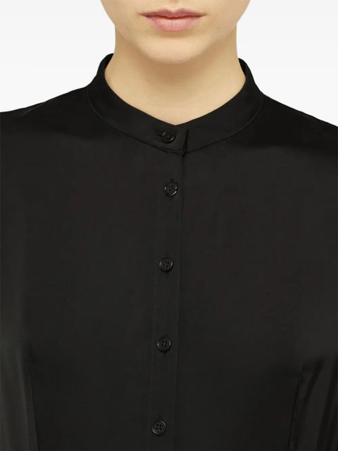 Jil Sander buttoned-up shirt dress - Black