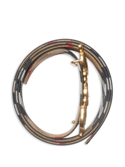 Burberry reversible check signature belt - Neutrals - zdjęcie produktu nr 2