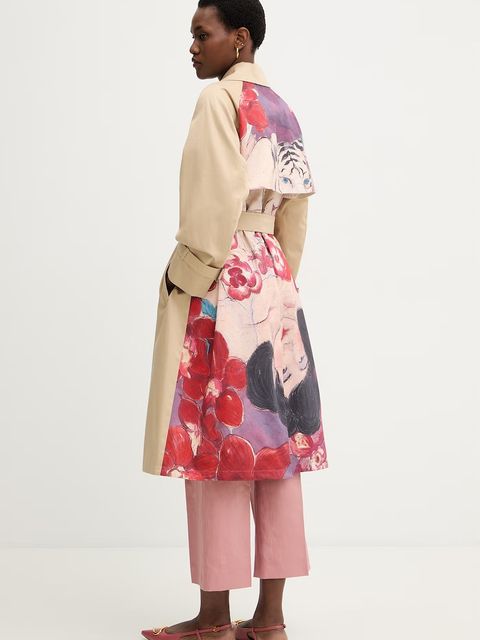 Weekend Max Mara płaszcz bawełniany SNINFA - zdjęcie produktu nr 2