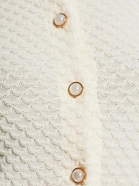 Casablanca textured shirt - White