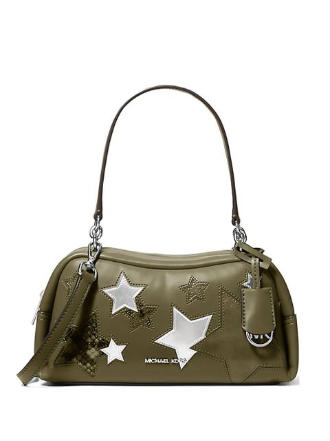 Michael Kors small Cecily star-appliqué shoulder bag - Green - zdjęcie produktu nr 1