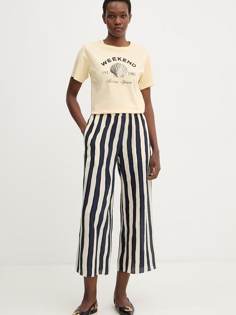 Weekend Max Mara t-shirt bawełniany BORA - zdjęcie produktu nr 1