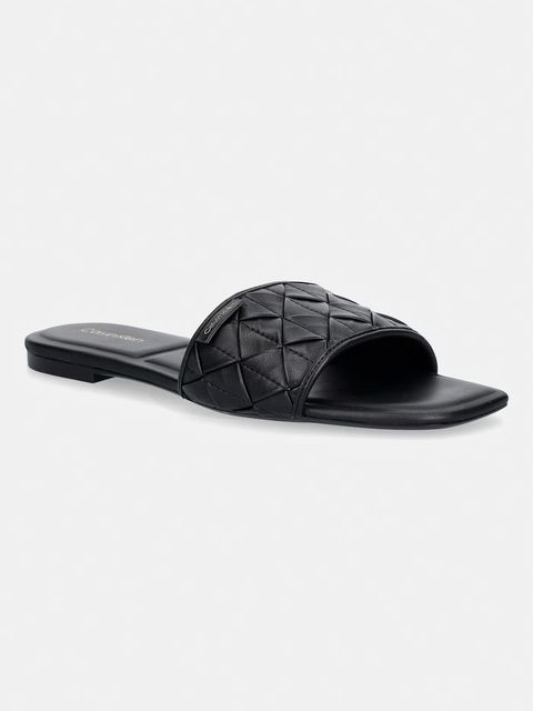 Calvin Klein SQUARE FLAT SNDL WOVEN LTH - zdjęcie produktu nr 1