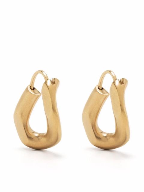 Maison Margiela twisted chain earrings - Gold - zdjęcie produktu nr 1