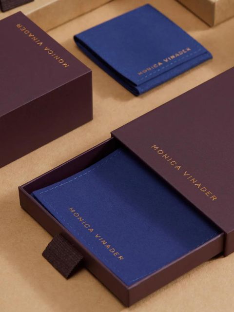 Monica Vinader Capri Teardrop stud earrings - Gold