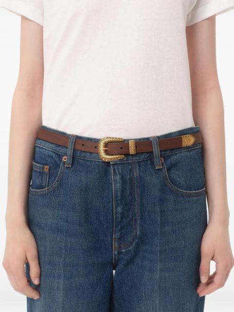 Valentino Garavani 20mm VLogo Signature belt - Brown