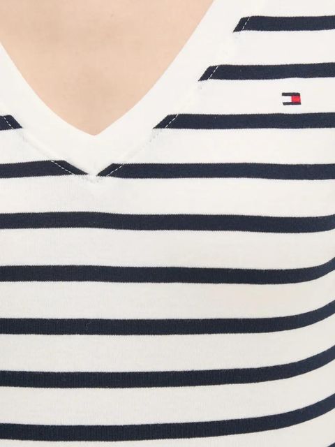 Tommy Hilfiger t-shirt bawełniany damski kolor biały WW0WW40584