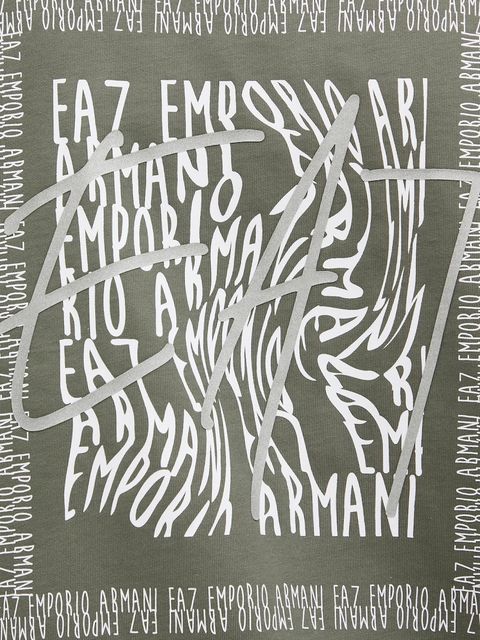 EA7 Emporio Armani t-shirt bawełniany damski kolor zielony AF12957.7W000726