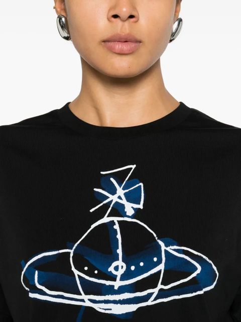 Vivienne Westwood Orb-print T-Shirt - Black