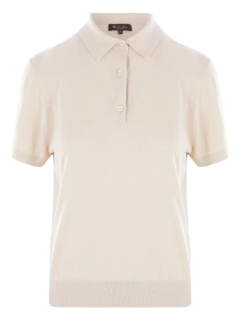 Loro Piana cotton polo shirt - Neutrals - zdjęcie produktu nr 1