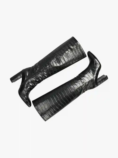 Mexx botki KRYSTAL INDY damskie kolor czarny na słupku MI001800153W-01