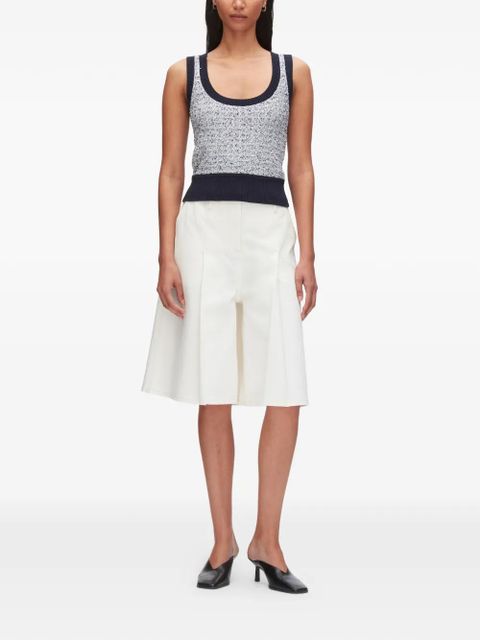 3.1 Phillip Lim ribbed-trim top - Grey - zdjęcie produktu nr 2