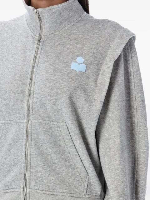 MARANT ÉTOILE Madilia zip-up sweatshirt - Grey