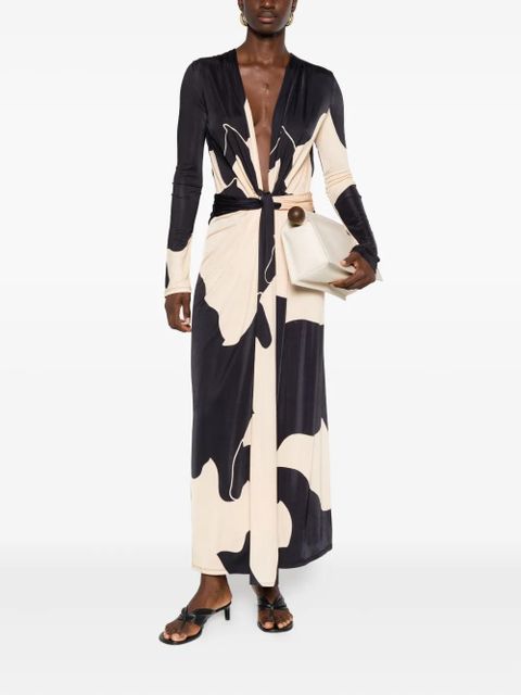 Johanna Ortiz Oasis midi dress - Neutrals