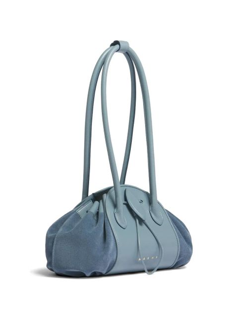 Marni Tulipea drawstring top-handle shoulder bag - Blue