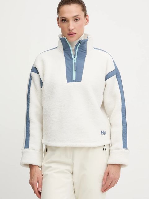 Helly Hansen bluza polarowa IMPERIAL damska kolor beżowy gładka 49581 - zdjęcie produktu nr 1