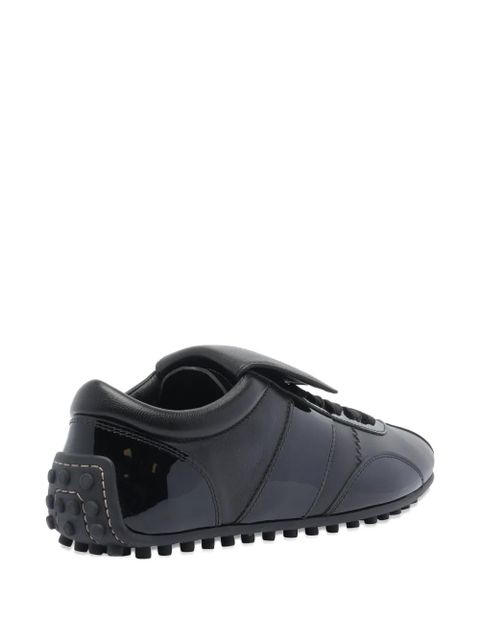 Tod's leather lace-up low-top sneakers - Black - zdjęcie produktu nr 2